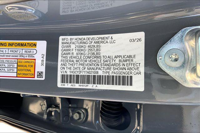 2026 Honda Accord Sedan Sport-L
