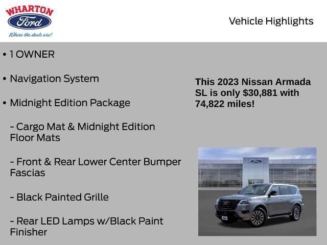 2023 Nissan Armada SL 2WD