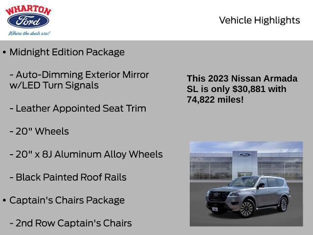 2023 Nissan Armada SL 2WD