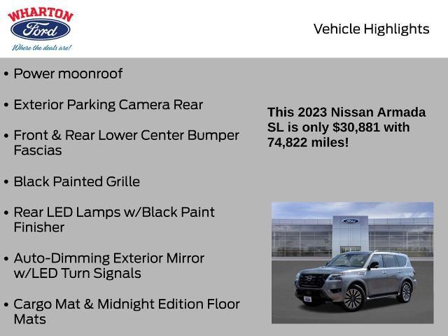 2023 Nissan Armada SL 2WD
