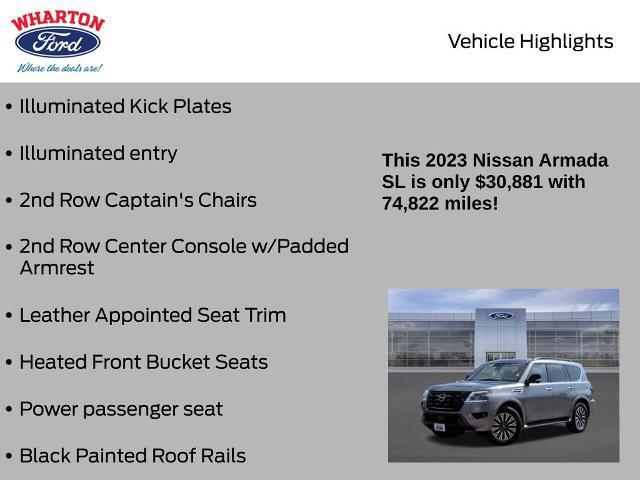 2023 Nissan Armada SL 2WD