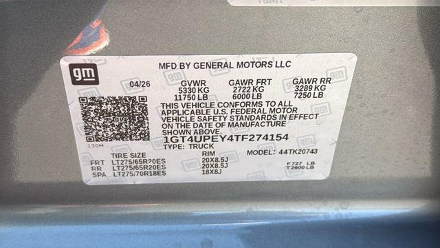 2026 GMC Sierra 2500HD Crew Cab, Standard Bed, AT4, 4WD