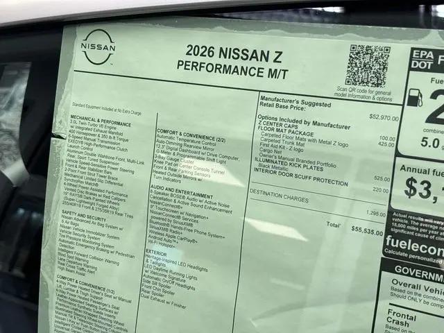 2026 Nissan Z Performance