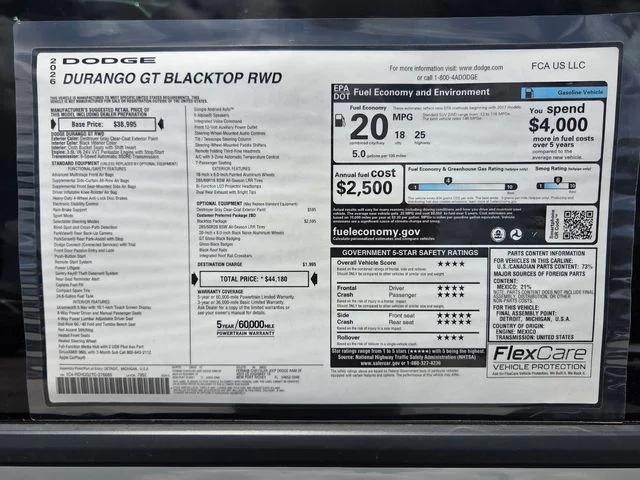 2026 Dodge Durango DURANGO GT RWD