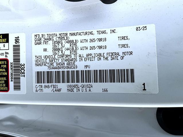 2025 Toyota Sequoia SR5