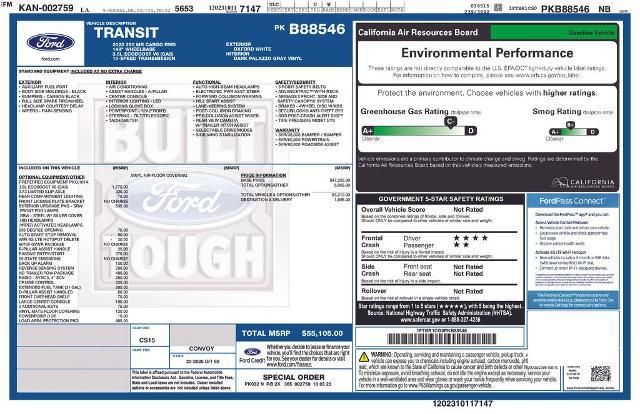 2023 Ford Transit Cargo Van Base