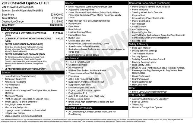 2019 Chevrolet Equinox LT