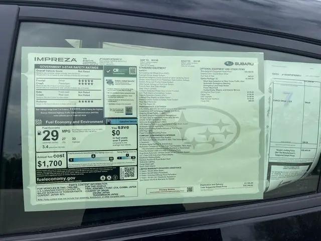 2026 Subaru Impreza Sport