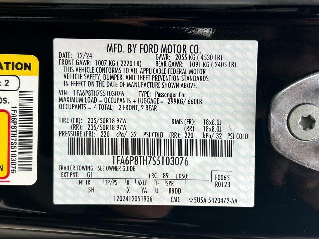 2025 Ford Mustang EcoBoost Premium Fastback