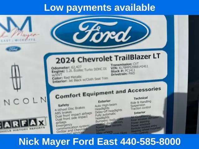 2024 Chevrolet TrailBlazer FWD LT