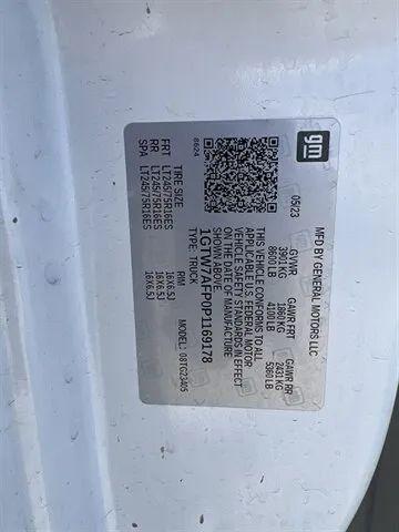 2023 GMC Savana Cargo RWD 2500 Regular Wheelbase Work Van