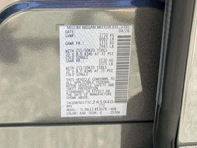 2026 Nissan Pathfinder Platinum