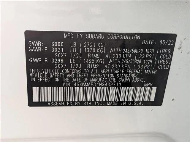 2022 Subaru Ascent Limited