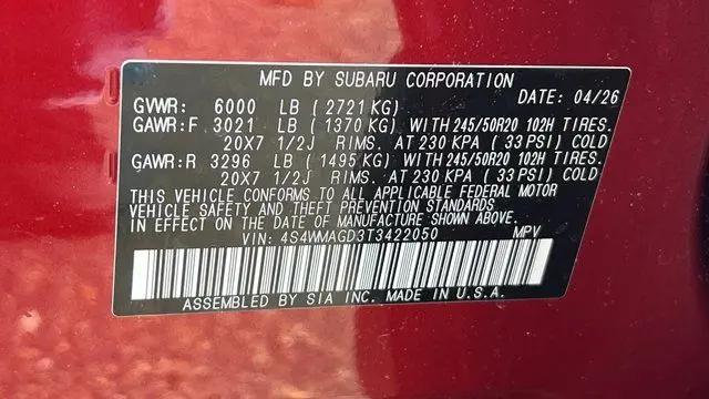 2026 Subaru Ascent Limited 7-Passenger