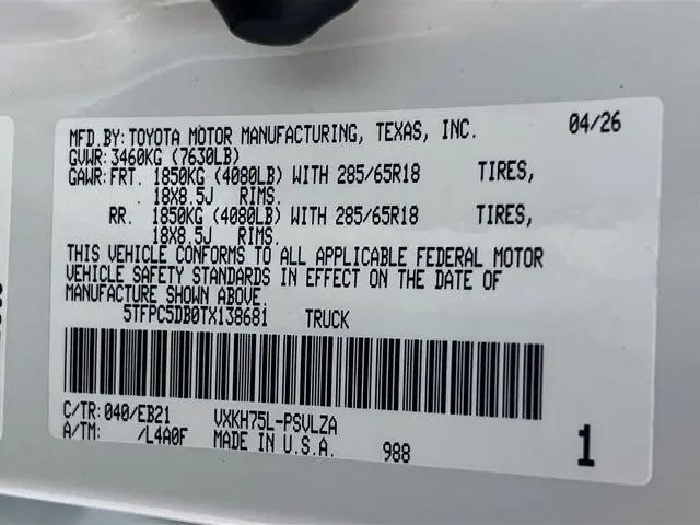 2026 Toyota Tundra TRD Pro Hybrid CrewMax 5.5' Bed