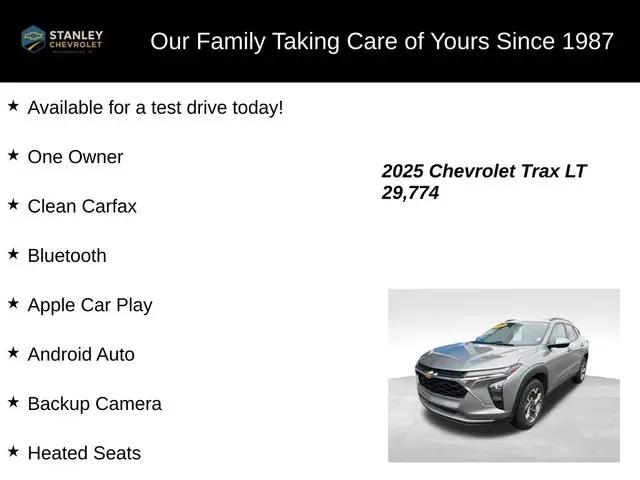 2025 Chevrolet Trax FWD LT