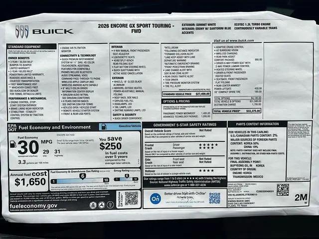 2026 Buick Encore GX Sport Touring FWD