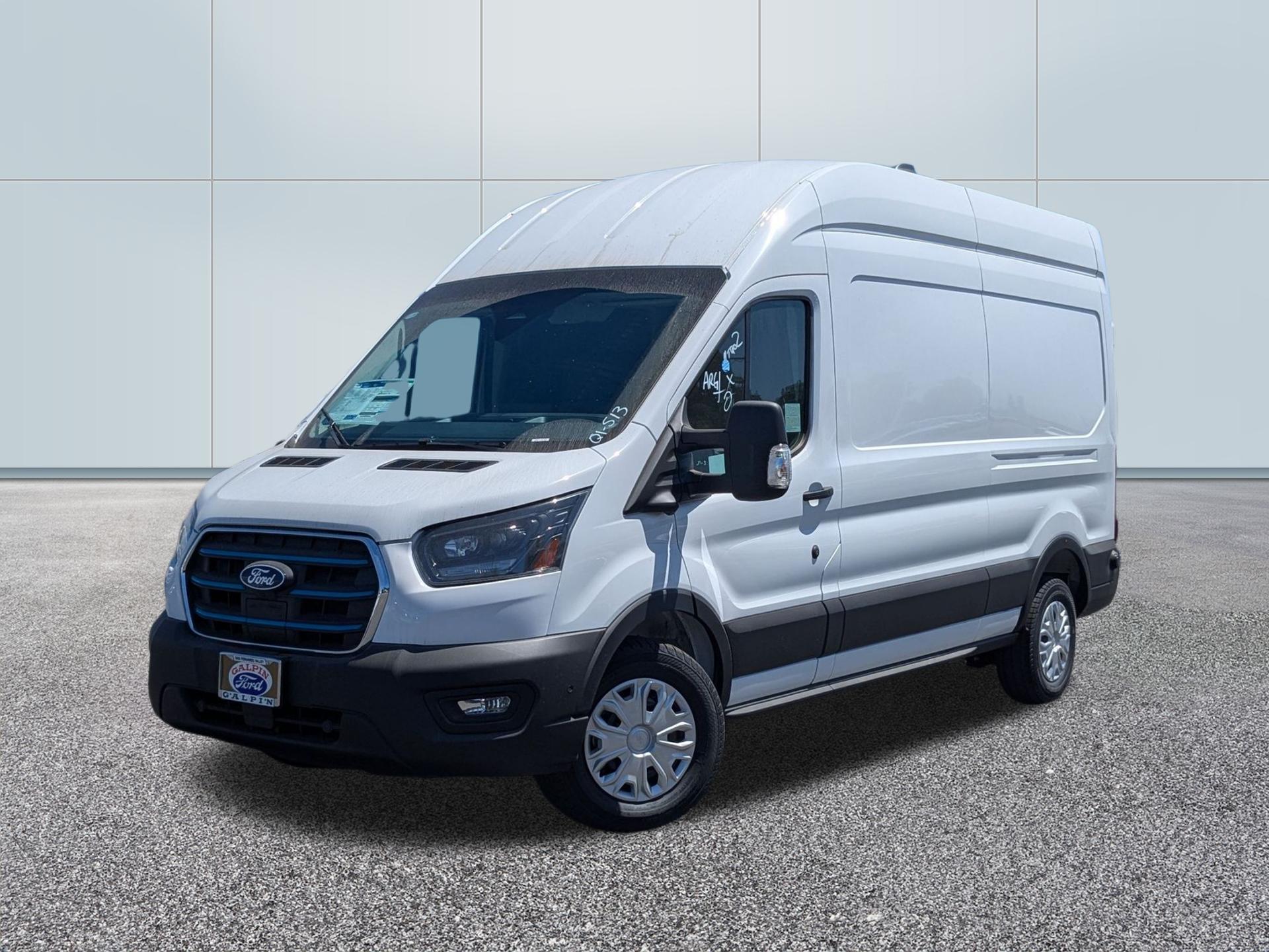 OXFORD WHITE 2026 Ford E-Transit 350 High Roof LB RWD Van Rear-Wheel Drive 1-Speed Automatic