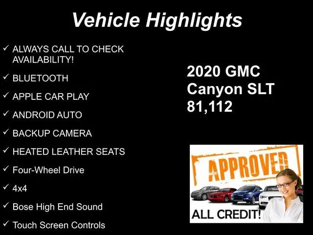 2020 GMC Canyon 4WD Crew Cab Short Box SLT