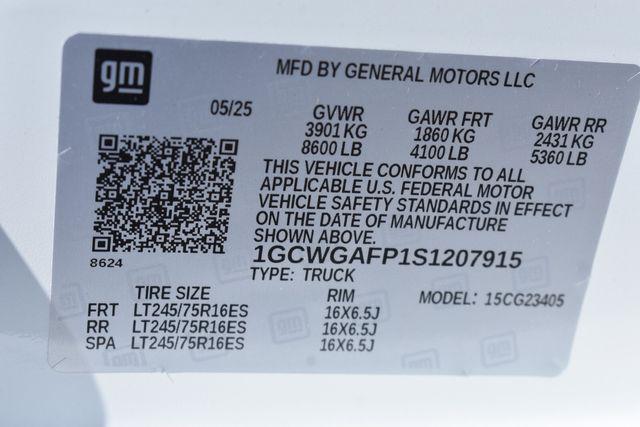 2025 Chevrolet Express Cargo Van RWD 2500 Regular Wheelbase WT