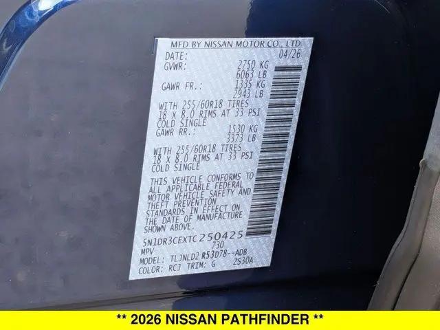 2026 Nissan Pathfinder SL