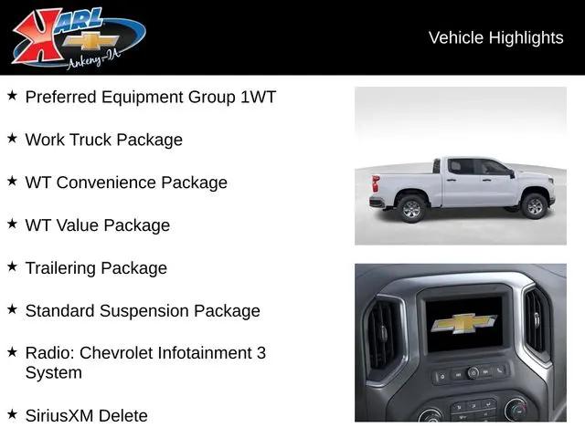 2026 Chevrolet Silverado 1500 4WD Crew Cab Short Bed WT