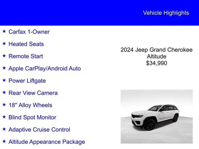 2024 Jeep Grand Cherokee Altitude 4x4