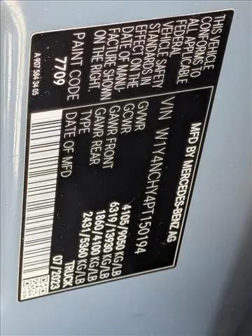 2023 Mercedes-Benz Sprinter 2500 High Roof 4-Cyl Diesel HO