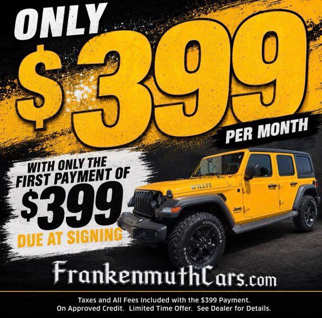 2021 Jeep Wrangler Willys 4x4 for sale in Frankenmuth, MI