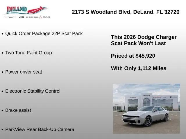 2026 Dodge Charger Scat Pack 4-Door AWD