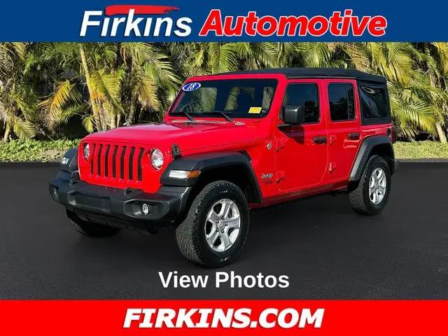 2018 Jeep Wrangler Unlimited Sport S 4x4 for sale in Bradenton, FL