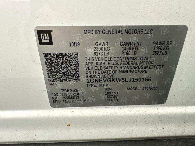 2020 Chevrolet Traverse AWD LT Cloth