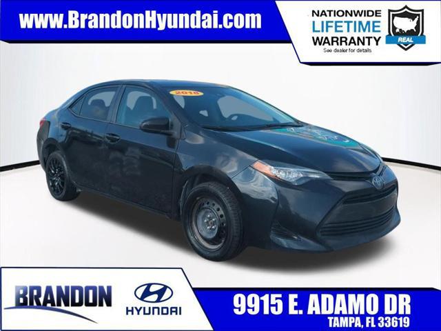 2018 Toyota Corolla LE for sale in TAMPA, FL