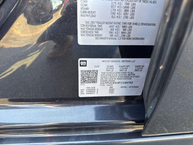 2023 GMC Sierra 1500 4WD Crew Cab Short Box Elevation with 3SB