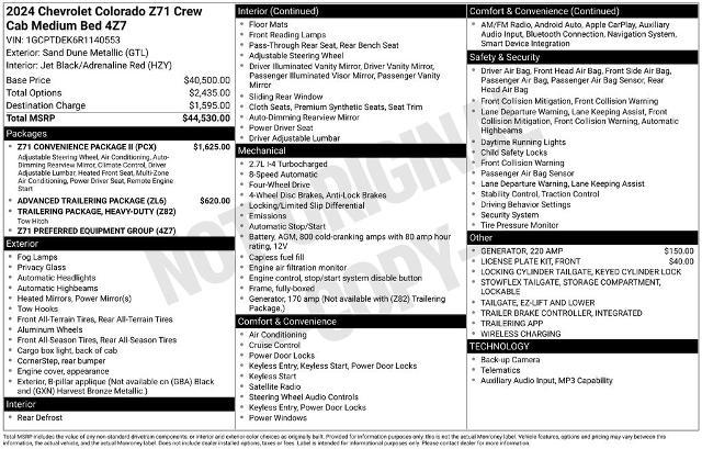 2024 Chevrolet Colorado 4WD Z71