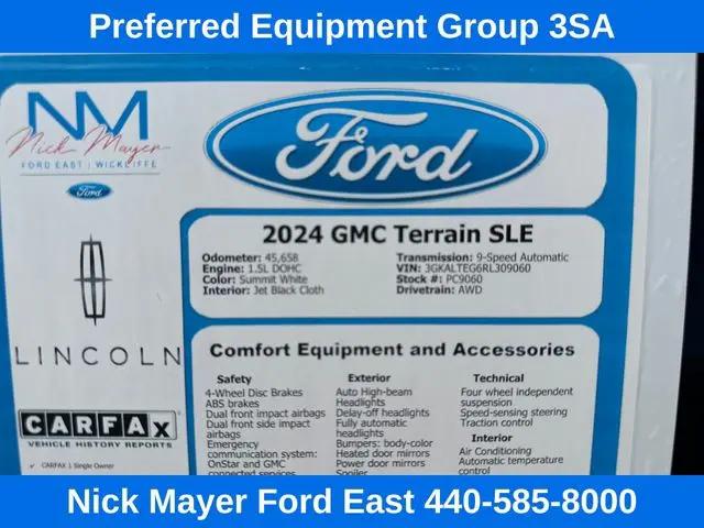 2024 GMC Terrain AWD SLE