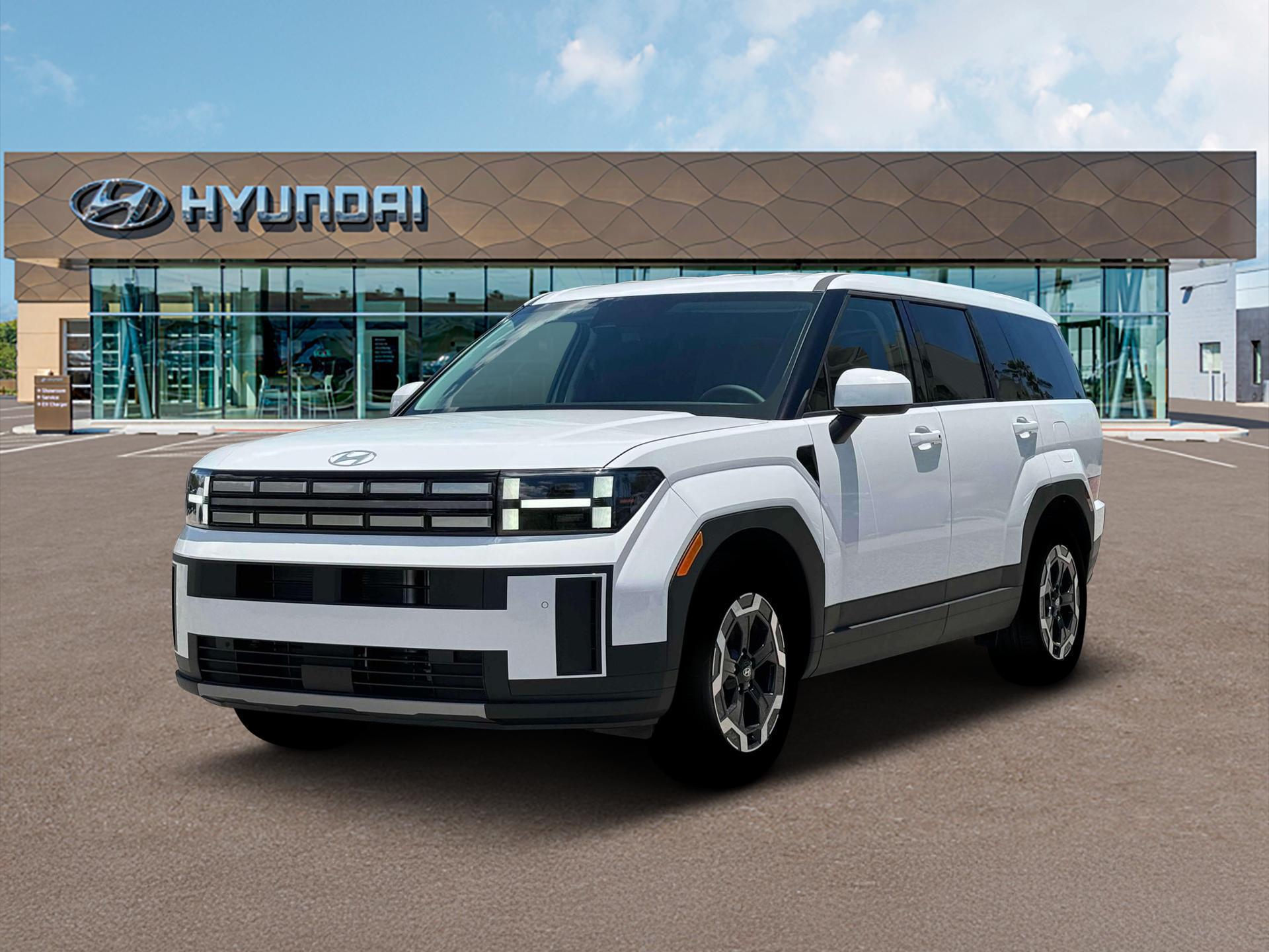 Serenity White 2026 Hyundai Santa Fe SUV / Crossover All-Wheel Drive Automatic