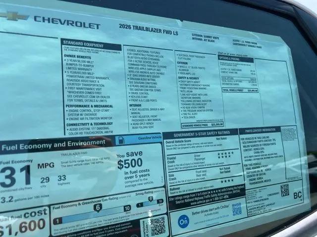 2026 Chevrolet TrailBlazer FWD LS