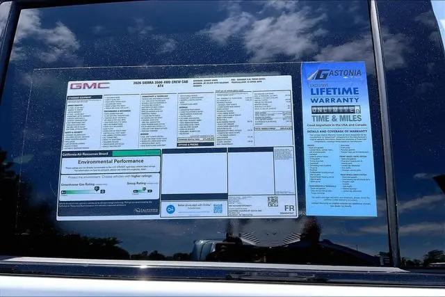 2026 GMC Sierra 3500HD Crew Cab, Long Bed, AT4, 4WD