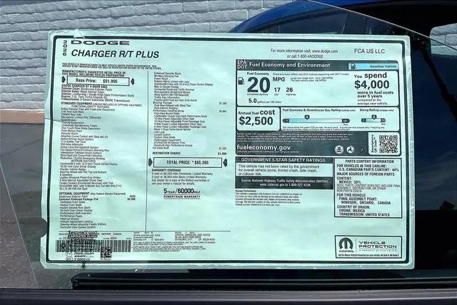 2026 Dodge Charger R/T Plus 4-Door AWD