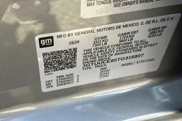 2026 GMC Sierra 1500 Crew Cab, Short Bed, Elevation, 4WD