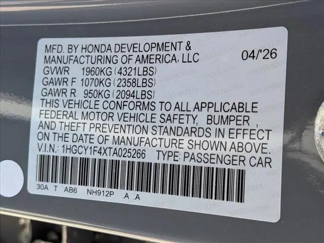 2026 Honda Accord Sedan SE