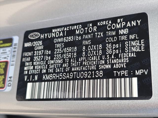 2026 Hyundai Palisade Blue SEL Premium 7P