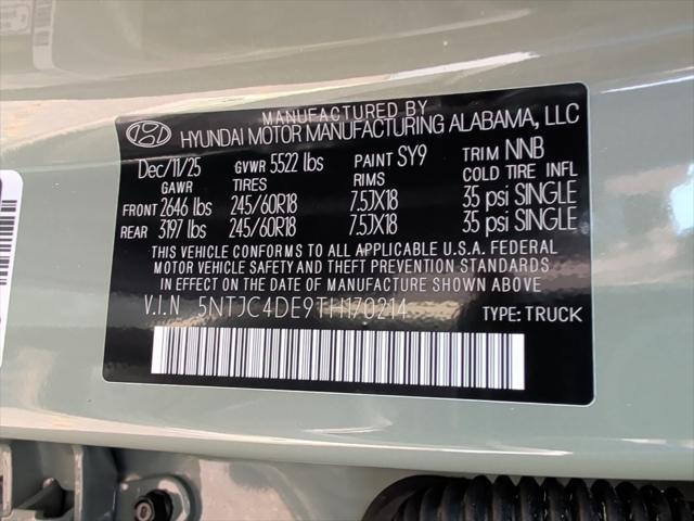 2026 Hyundai Santa Cruz SEL Activity