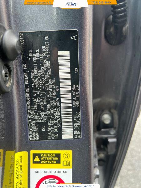 2012 Toyota Highlander Base