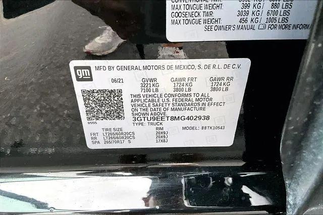 2021 GMC Sierra 1500 4WD Crew Cab Short Box AT4