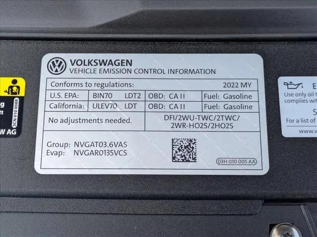 2022 Volkswagen Atlas Cross Sport 3.6L V6 SE w/Technology