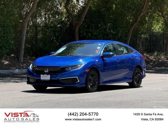 2020 Honda Civic LX for sale in Vista, CA