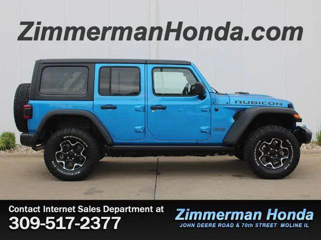 2023 Jeep Wrangler 4xe Rubicon 4x4 for sale in Moline, IL