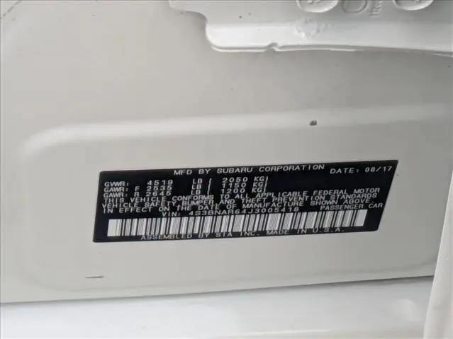 2018 Subaru Legacy 2.5i Sport